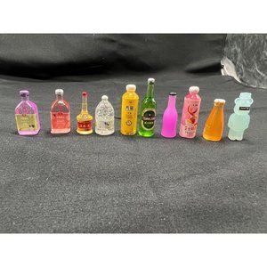 Brand new lot of 10 mixed miniature drinks and bottles
